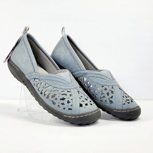 NWT-JBU walnut slip-on flat shoes Sz 9